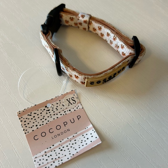 Cocopup Other - Cocopup London Dog Collar - Brown and Cream Reindeer